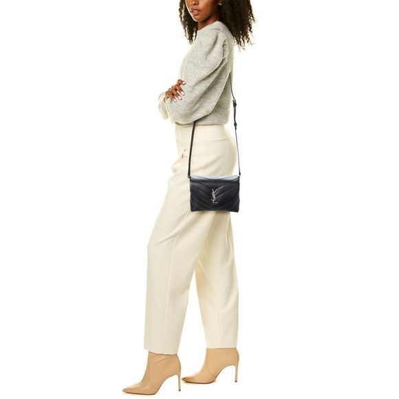 Saint Laurent Loulou Toy Matelasse Leather Shoulder Bag - Picture 4 of 5